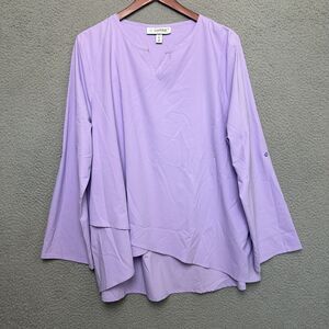 Coolibar Tunic Top Women XL Santa Barbara Sun Protection UPF 50 Outdoors Tulip